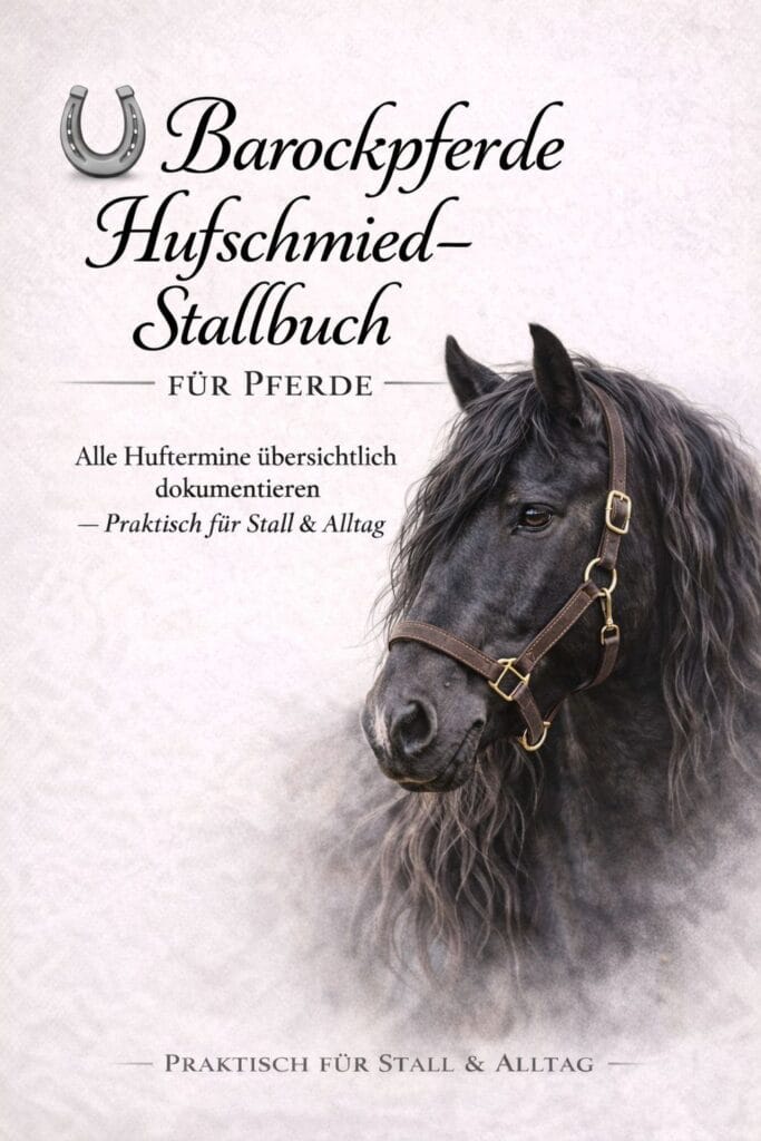 Hufschmied Stallbuch für Barockpferde