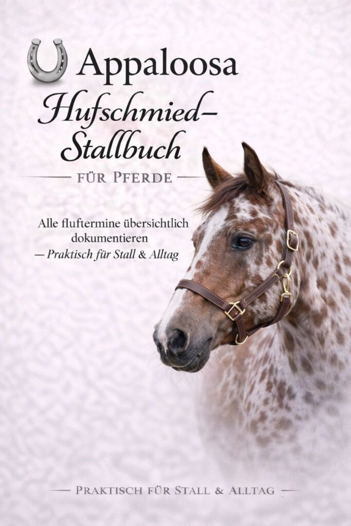 Hufschmied Stallbuch für Pferde Appaloosa